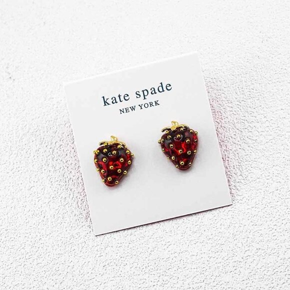 Kate Spade Strawberry Stud Earrings - Picture 4 of 5